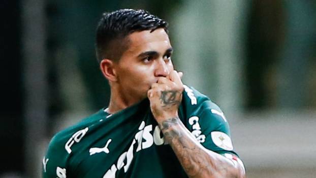 Jogador Dudu do Palmeiras